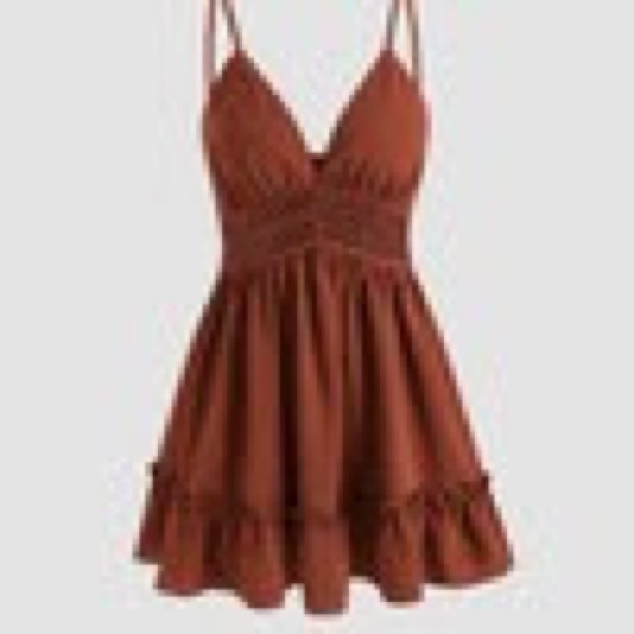 Cider Dresses & Skirts - Cider Blush Babydoll Mini Dress